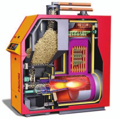 Pellet stoves and boilers Pellet stoves As an alternative to burning firewood or logs in a stove, fully automatic stoves designed to burn pellets are also available (Figure 9).