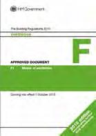 Building Regulations for Ventilation Approved Documents There are a range of Approved Documents (Building Regulations) covering many aspects of building construction and installation processes.