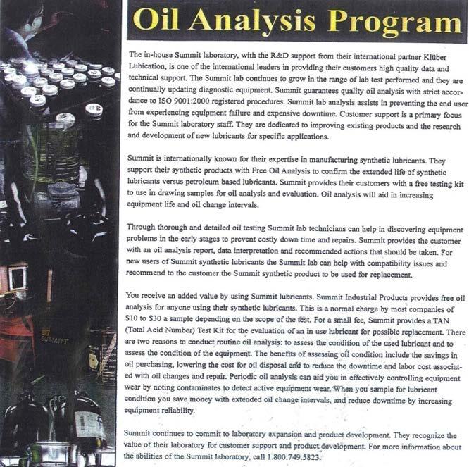 Troubleshooting: Oil Analysis An Effective Oil Analysis Interpretation Program Most important - High Ambient + High Humidity = The worst of both worlds Interpret
