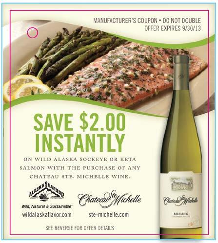 Seasonal Promotions: The Retail Marketing Committee directed that an Alaska Salmon promotion be developed for the summer of 2013 featuring Alaska Sockeye and Keta salmon. Ste.