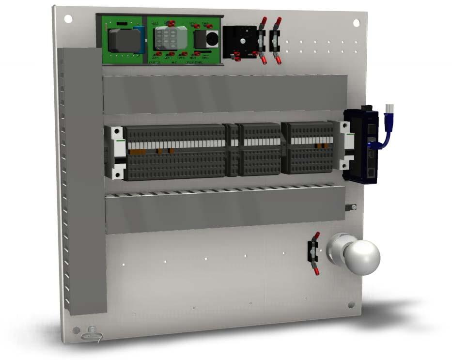 MCR Breakers Terminal Blocks Ethernet Switch Cabinet Heater Light