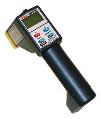 INFRARED THERMOMETER Usefull infrared thermometer for temperature measurements between -20 C und 420 C. A laserbeam makes it easier to meassure the temperature of the object.