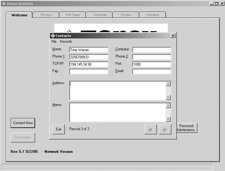tton from the WELCOME screen. b. Verify that the Connection Settings window appears (see Fig. 3). Fig. 1 Setting a Password (Optional) If a password is required, it may be entered now or at a later time.