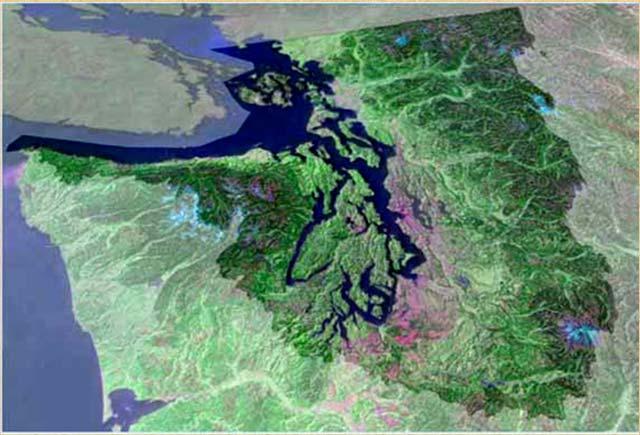 PUGET SOUND WATERSHED NASA Landsat