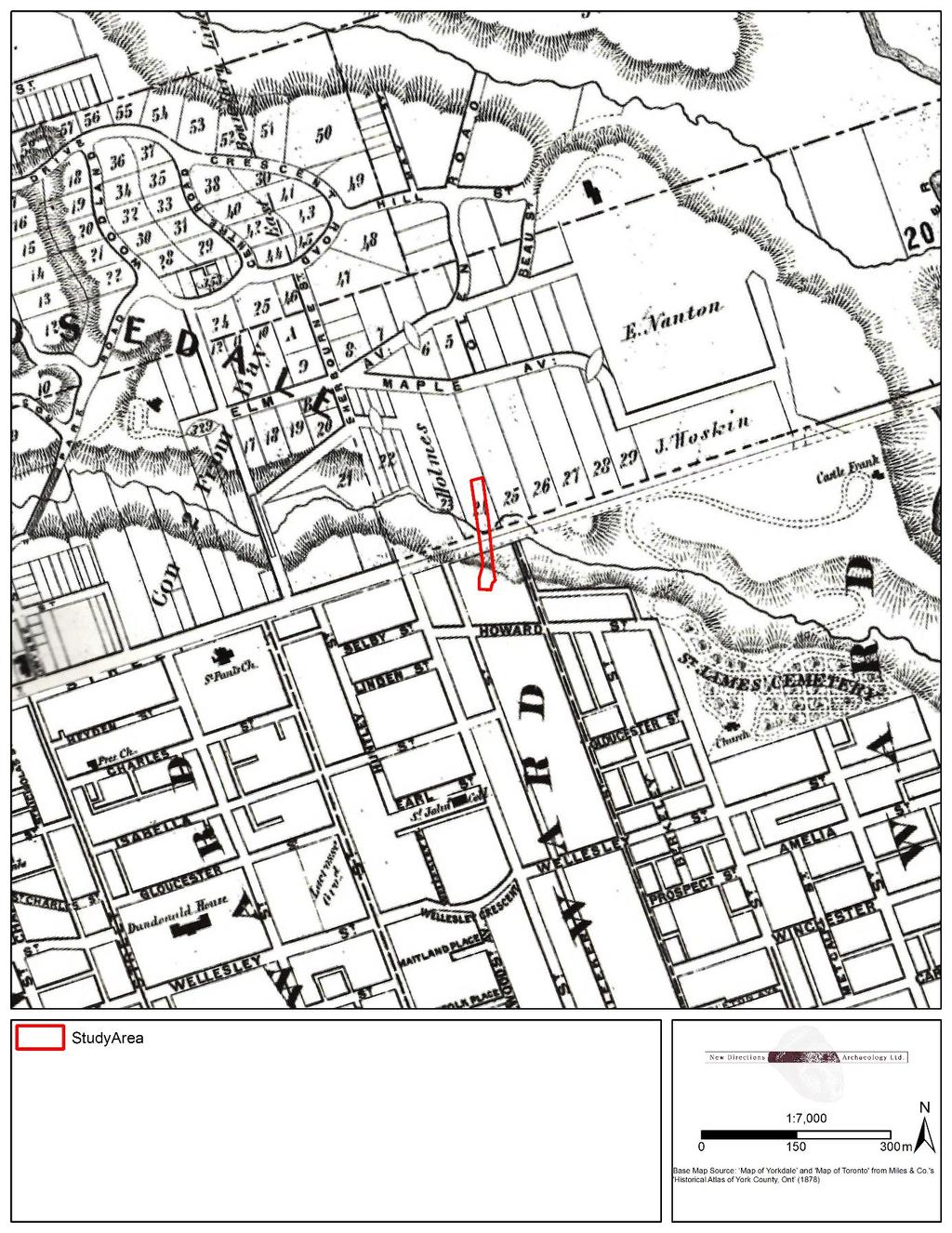 Stage 1-2 Archaeological Assessment of Glen Road Pedestrian Bridge EA Study 25