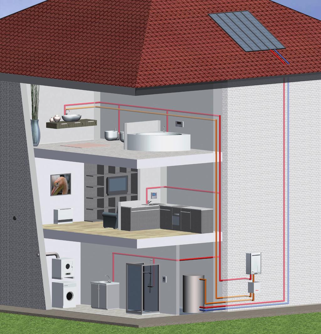 The home of comfort and saving The Rinnai home is ecological and safe.