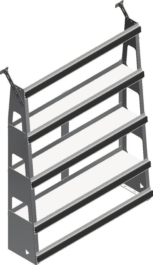 SECTION 2 Orientation and Required Tools BECOME FAMILIAR WITH YOUR SHELF RACK COMBO UNIT Key Components 2. 1. 1. Mounting Strap 2.