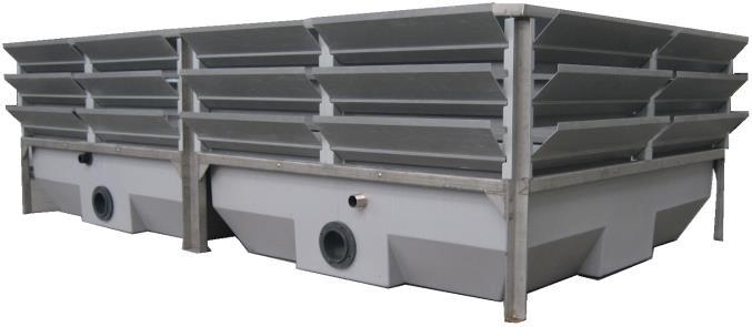 SPECIAL VERSIONS SILENCED: several solutions to reduce the noise level, including low rpm motors and silencers on air inlets CONTAINER: suitable design (including flat metal top and