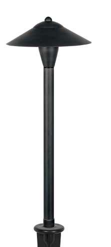 Our path lights feature a stylish designed head with a 360 degree LED lamp for optimum light output and include a heavy-duty ground stake.