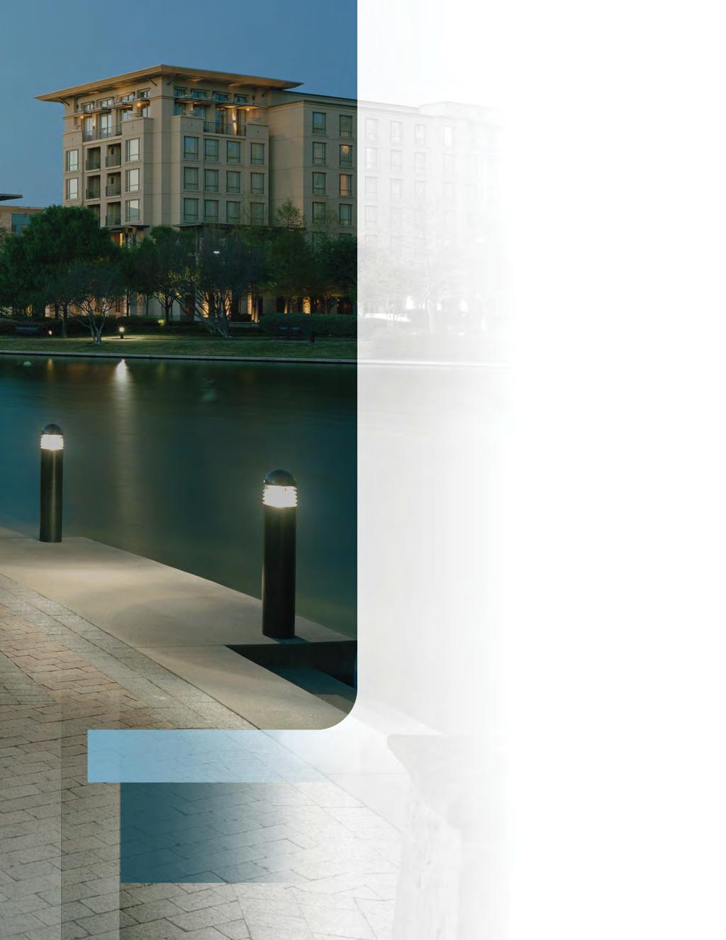 LED Bollards As distance to architecture decreases, luminaire height and scale should also decrease.