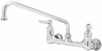 stainless steel construction (Splash Mount faucet included) 510100 Hand Sink, wall mount, 14"W x 10" front-to-back x