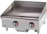 360107 Solstice Fryer, gas, heavy duty floor model, 70-90 lb. oil capacity, millivolt controls, stainless steel tank, front and sides, 140,000 BTU. Optional casters available.