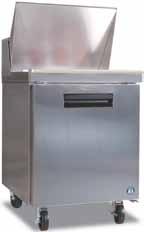COMMERCIAL SERIES Sandwich Top Refrigerator Hoshizaki 570304 Commercial Series Sandwich Top Refrigerator, Reach-in, One-Section, 7.2 cu.ft.