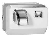 Sensor-Activated Systems OLP Code Product List Est. Wt. Hand Dryers, Rotating Nozzle 3366010 EHD-301 WHT Optima Hand Dryer White, 110/120 Volt, Surface Mount, Rotating Nozzle 599.80 18.