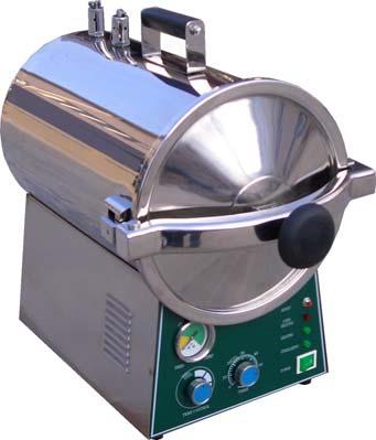 TABLE TOP STEAM STERILIZER TM-T24J 1.Sterilizing course: Automatic sterilization controlled by computer, easy to operate. 2.Maximum : up to 134, suit for 4-6 minutes rapidly sterilizing. 3.