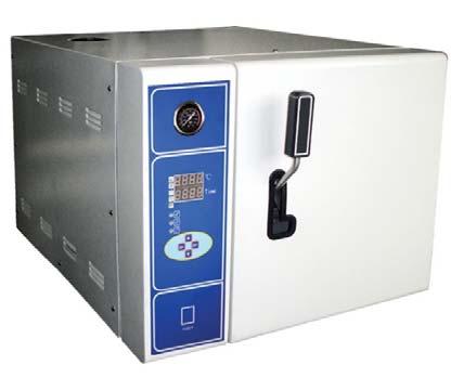 TABLE TOP STEAM STERILIZER TM-XD20D/24D/35D/50D fully automatic microcomputer type 1. For 4~6 minutes rapidly sterilizing. 2. Digital display of working status,touch type key. 3.
