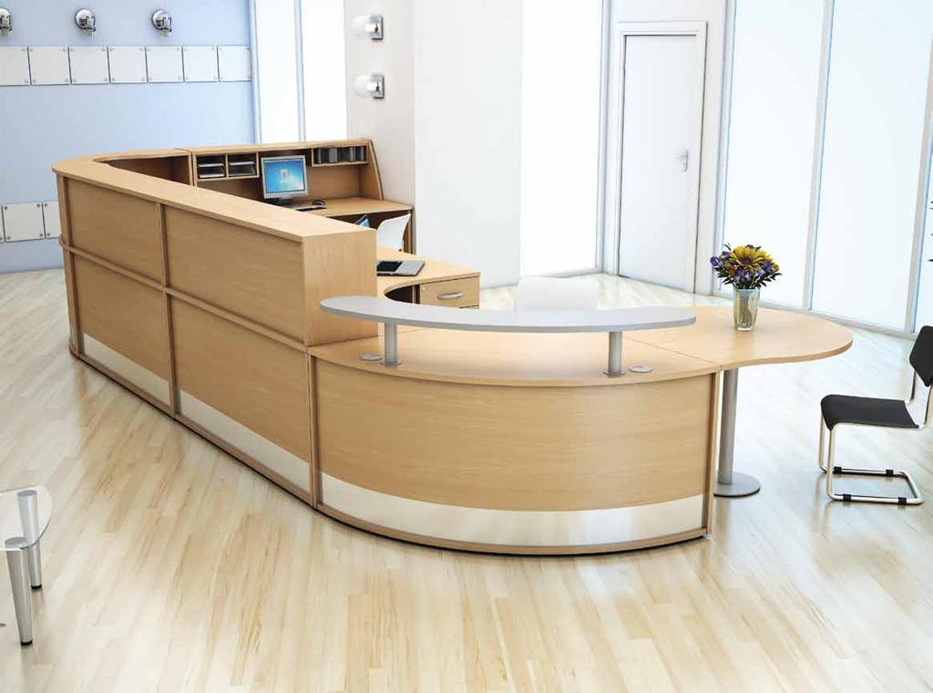 Another creative configuration, using beech and