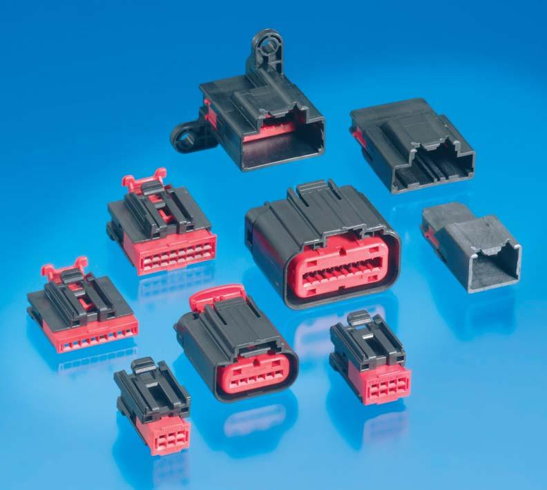 s and Connectors Introduction Features Applications Product Offering CPA capability Assures connector mating USCAR & SDS compatibility Standard interface for multiple applications mm x mm spacing