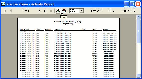 Chapter 17: Reports and Records Print, Export, or E-Mail Your Report Click the print icon to send your report to your system printer.