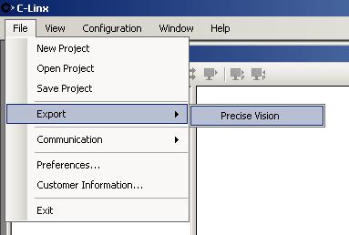 Precise Vision system started is to simply add the devices already built in C-Linx directly into this Precise Vision graphics configuration.