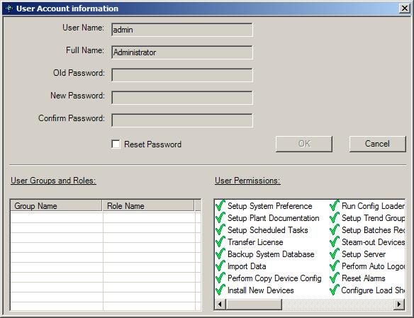 If a specific computer always needs to be logged into the system (for example a monitoring workstation in a control room), the Auto logout feature may be disabled by creating a user with the