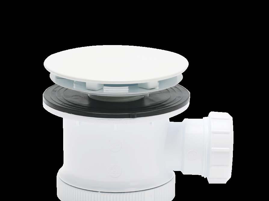 EUROFLO SHOWER TRAPS Features & Benefits Patented design Physical height only 90mm 50mm (2 )