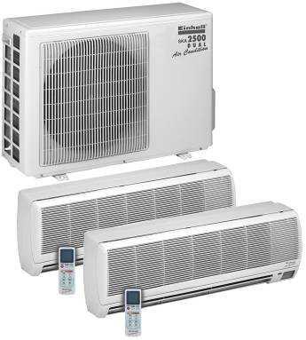 Split Air Conditioners SKA 5000 C + H - Cooling capacity: 4.500 watts / 16.000 BTU/h - Heating capacity: 4.800 watts / 17.000 BTU/h - Air throughput: 750 m³/h - Capacity of humidity reduction: 1.