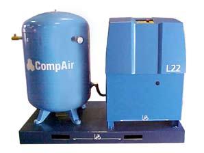 Compression Element Designed and manufactured by CompAir to deliver compressed air reliably and efficiently. High Efficiency Drive Motor TEFC motor reduces power costs and extends motor life.