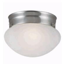 Item Closet/ Misc Space/ Bathroom Ceiling Light (if applicable) Model Number Or Item Description Millbridge 2-Light Ceiling Mount Fixture Stain Nickel Finish w/alabaster Glass. Uses 2-60 Watt Bulb.
