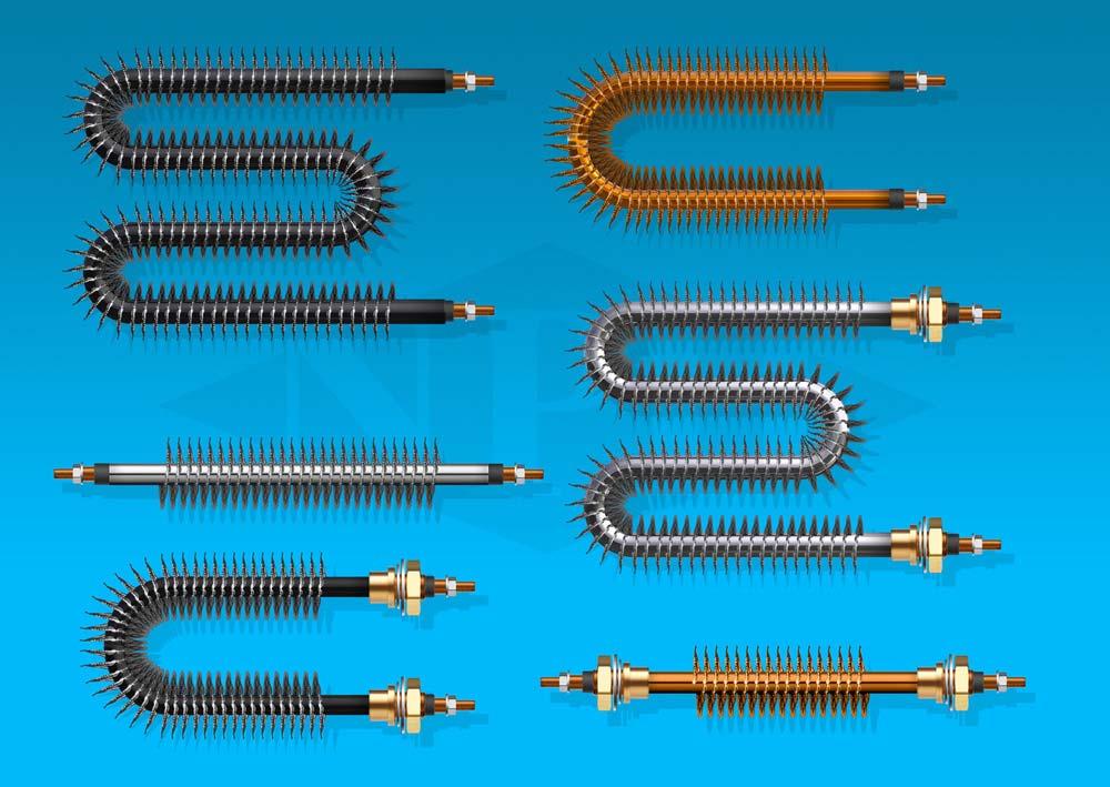 Finned Tubular Heaters Finned Tubular Heating Elements Finned Tubular Heaters Finned Tubular Heating Elements are the most versatile, dependable and rugged of any heat generating device.