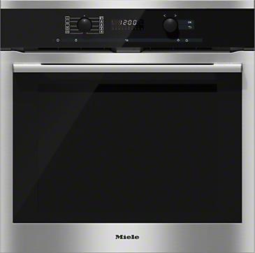 H 6160 BP Oven with electronic clock and Moisture Plus for perfect cooking results.