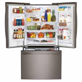 FRENCH DOOR A Perfect Fit The 36 counter depth french door refrigerator offers the largest capacity in the industry.