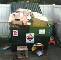 AT PENN WASTE, SAFETY IS OUR #1 PRIORITY OVERLOADED CONTAINERS ARE A HAZARD TO YOUR TEAM MEMBERS AND OURS!