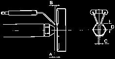 52) and make a note in the panel Fig. 52 NOZZLE A Position A set in the factory mm: 60 8 45 10 Measurement of real A position, mm: 60 45...... Tab.