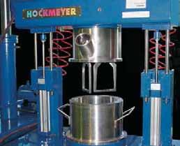 HOCKMEYER has developed a high performance Planetary Helix for our Double Planetary Mixers. Unlike conventional helical tines, the Planetary Helix has a variable pitch.