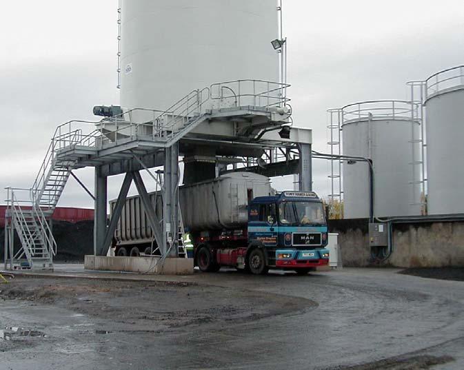 SKE Bulk Solids Loading and Unloading Systems Description Dried sludge silo loading and unloading equipment, including design,