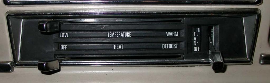 specializing in AIR CONDITIONING, PARTS AND SYSTEMS for your classic hi l PERFECT FIT SERIES IN-DASH HEAT/ COOL/ DEFROST 1967-72 FORD TRUCK CONTROL & OPERATING INSTRUCTIONS The controls on your new