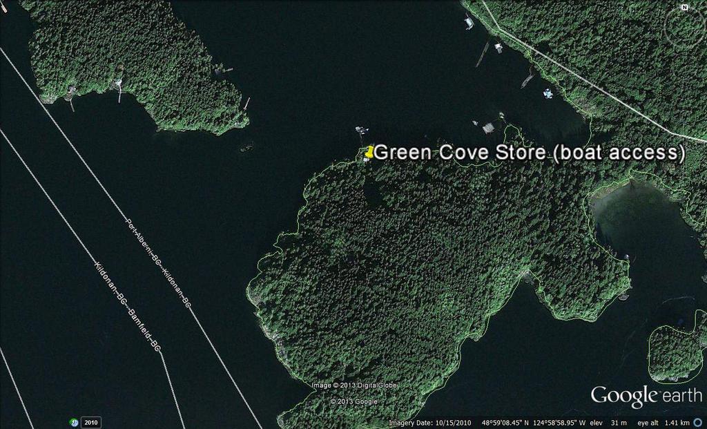 Map 4: Green Cove Store Uchucklesaht