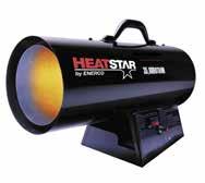 Forced Air Propane Heats Up To Operates Up To F170035 HS35FA 35,000 BTU/HR 800 Sq. Ft. 12 hrs. on a 20 lb.