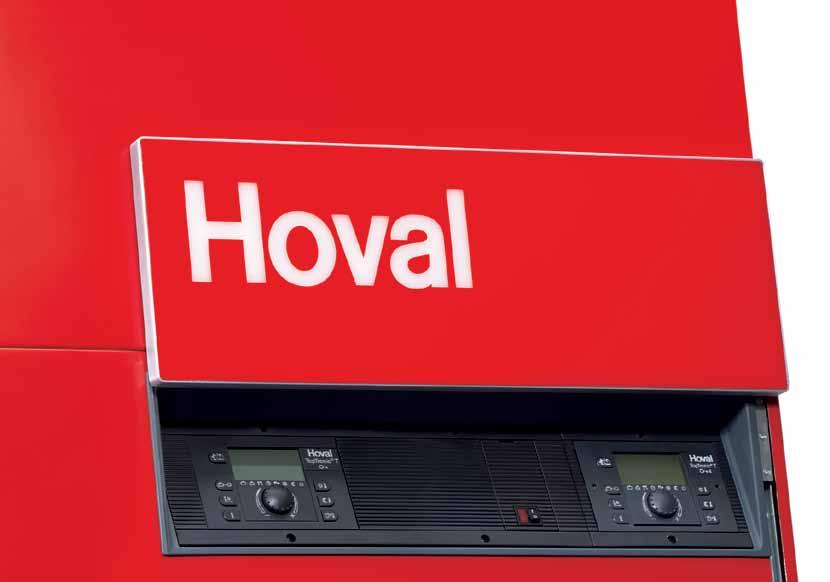 Intelligent TopTronic control and Hoval system solutions A professional integrated approach Sophisticated management for your heating system The TopTronic control is the brain of every Hoval system.