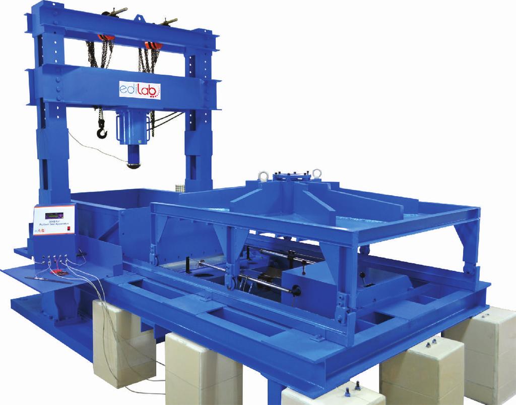 Large Pull Out Test Apparatus for Geo Synthetics ELC 255 ELC 255 Pull out Test Apparatus is being especially designed to measure the interface friction between GI Strips / Geosynthetics and Soil.