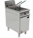 GT46 fits seamlessly with this extra heavy duty, highly versatile range. Offering twin tanks and a high output within a compact footprint, this fryer offers the perfect fit in a busy kitchen suite.