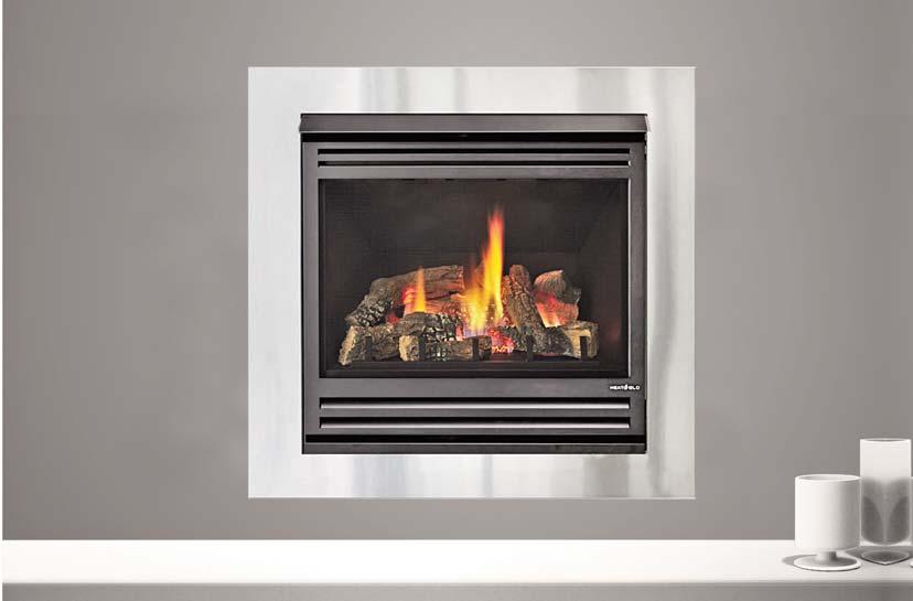 Flexible flueing options offers an array of unique installation possibilities. Boasting generous heat output, enhanced flames and a detailed log set.