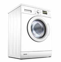 Washing machines A significant amount of energy can be saved by the right usage of washing mashines (up to 50% or 57 kwh in the reference household).