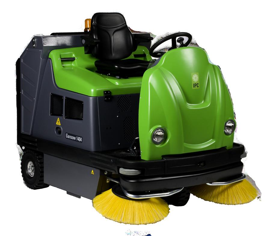 (Battery Operated) The 1404 Sweeper features a wide range of standard accessories and has the choice of