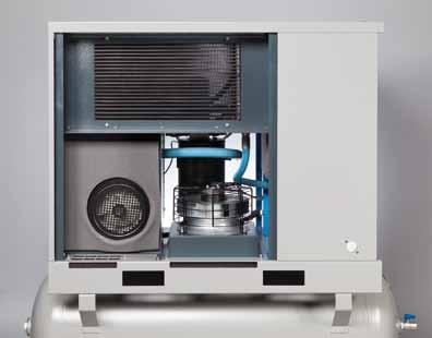 of the compressor aswell as the operation of the dryer via the indicator available from the large and