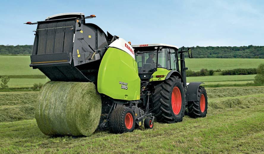 Even the widest and most irregular windrows are picked up cleanly. A CLAAS invention. The roller crop press improves the crop flow.