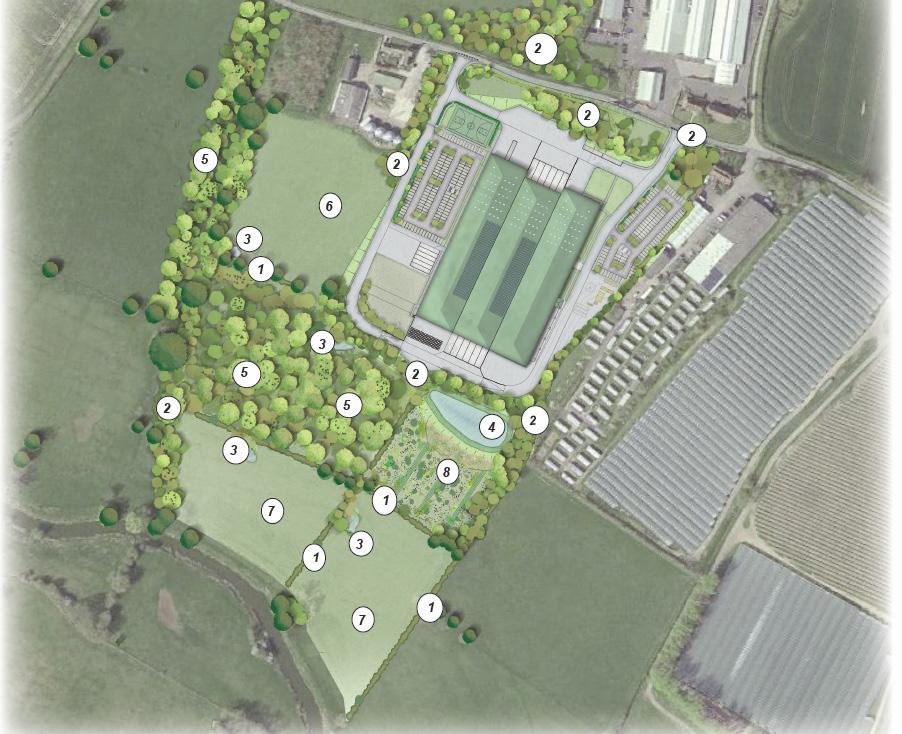The Proposed Scheme... Landscaping The Proposed Development will include the creation of a c.8.