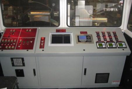 The interlock for the hot mix plant and meter pump control is recorded for varying percentage of binder and tonnage output. Our cabins come with a built in modem or sim card reader.