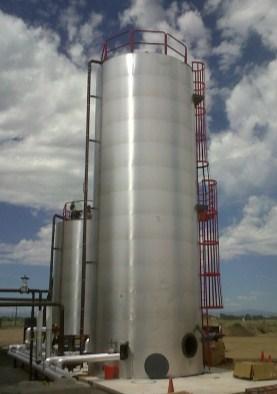 D&H Equipment, LTD builds a wide variety of asphalt/bitumen tanks.